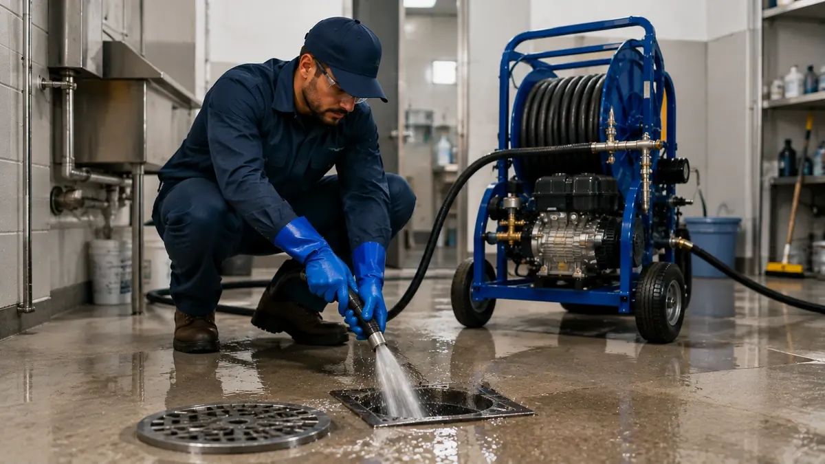Floor Drain Hydro Jet Cleaning in Rohnert Park