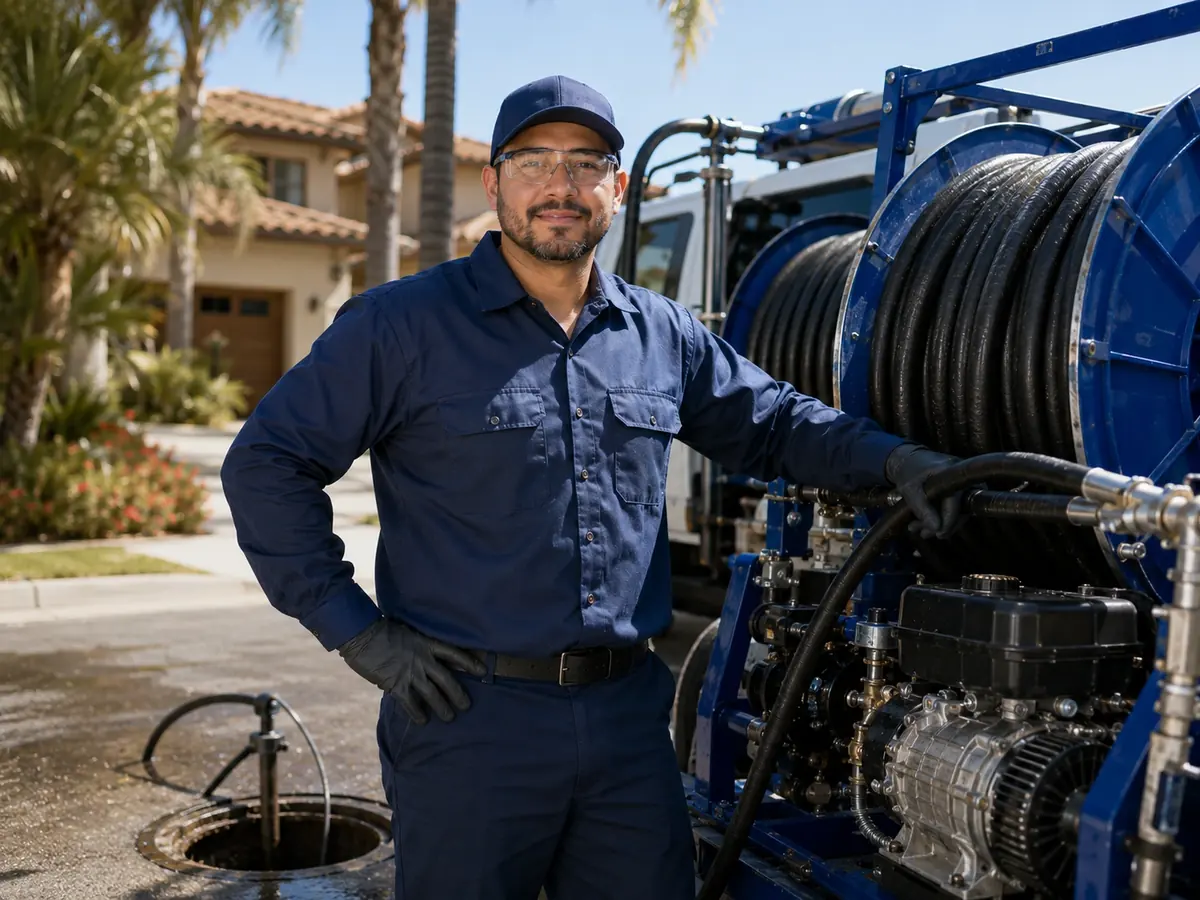 Hydro jet sewer cleaning in Rohnert Park