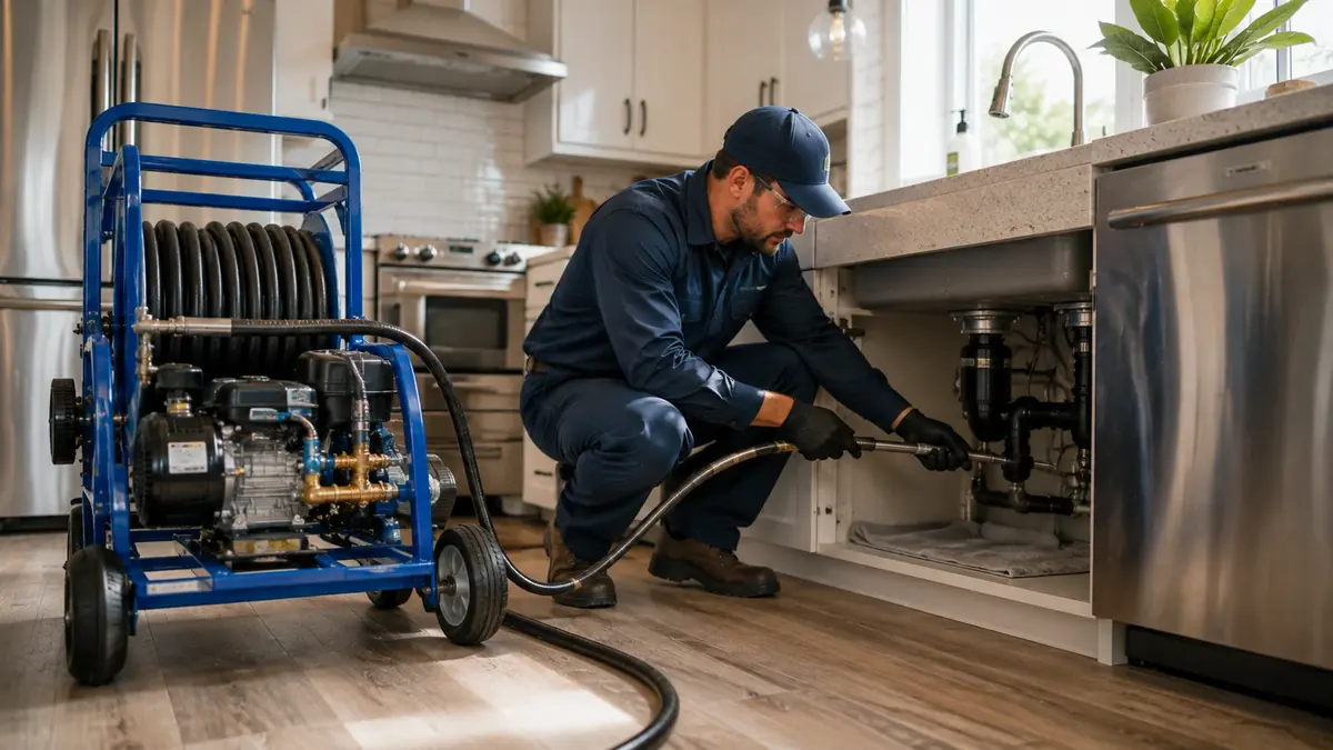 Kitchen Drain Hydro Jetting in Rohnert Park